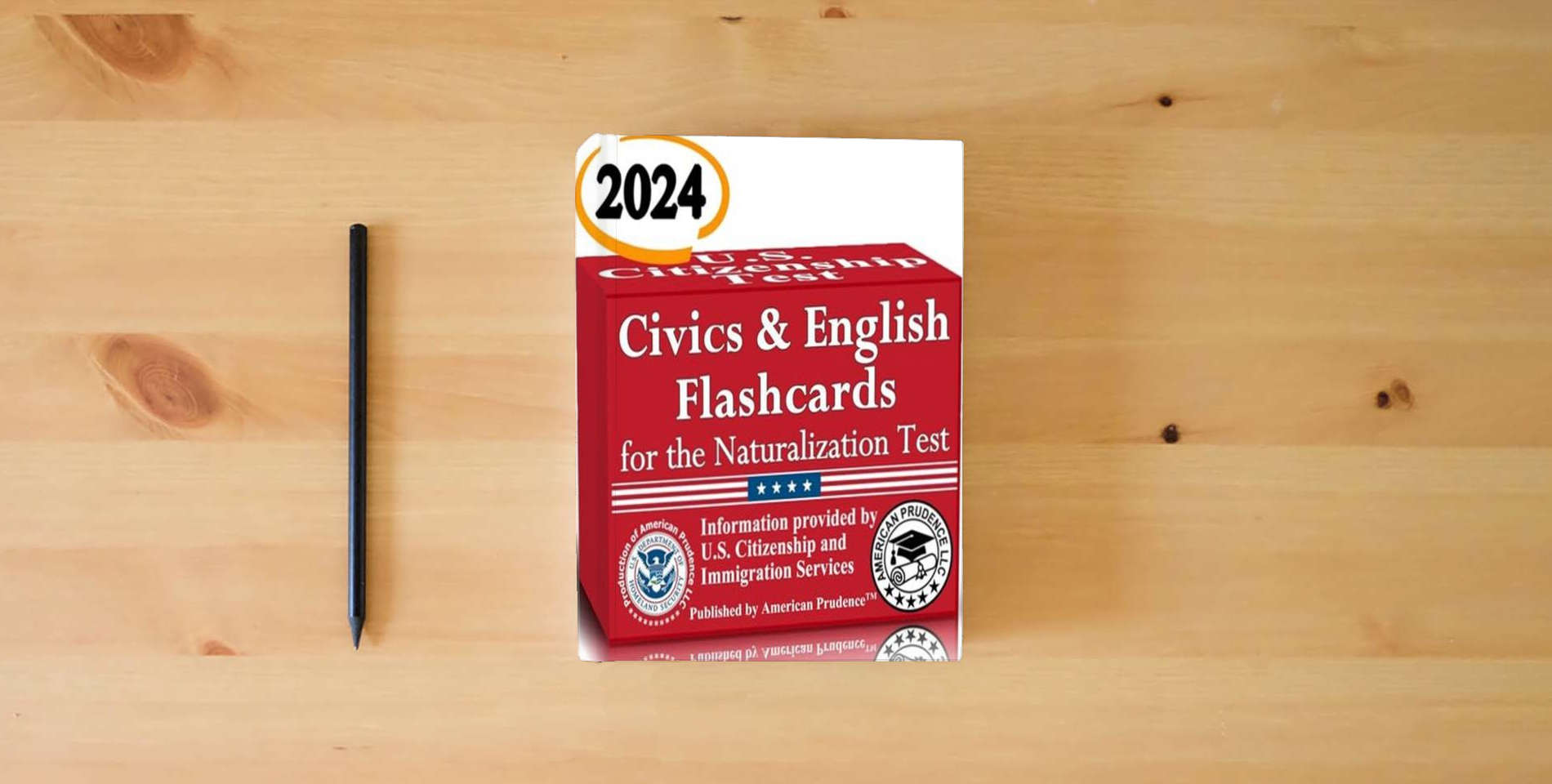 Book Civics And English Flashcards To Study For The US Citizenship Test ...