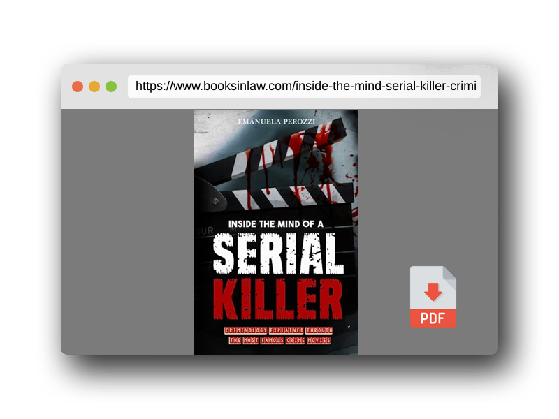 PDF Preview of the book Inside the Mind of a Serial Killer: Criminology explained through the most famous Crime Movies