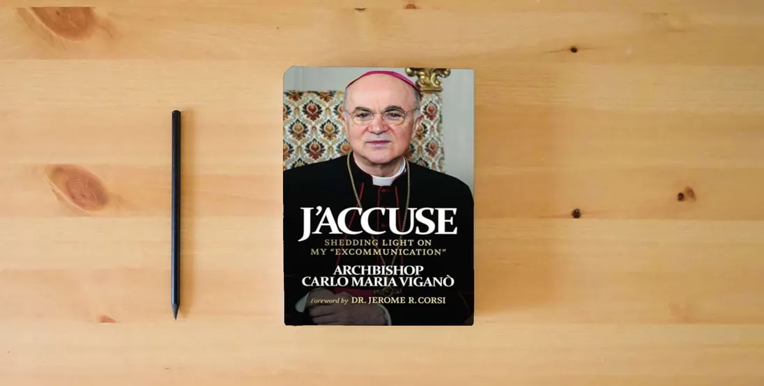 The book J'Accuse: Shedding Light on my "Excommunication"} is on the table