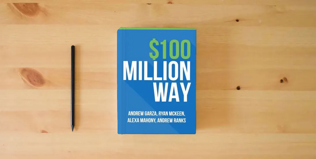 The book $100 Million Way} is on the table