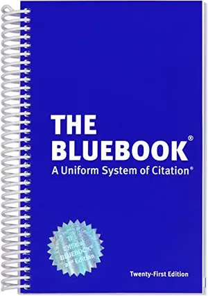 Book Cover: The Bluebook: A Uniform System of Citation