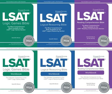 Book Cover: The PowerScore LSAT Bible Trilogy Practice Pack 2024: Most Comprehensive LSAT Prep Study System. Includes all LSAT Bibles and Workbooks for each section of the LSAT