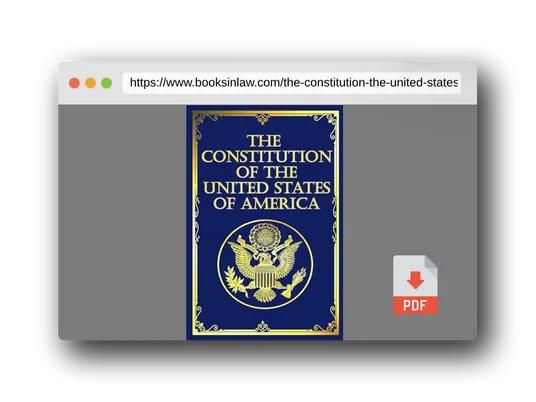 PDF Preview of the book The Constitution of the United States: Large Print Edition