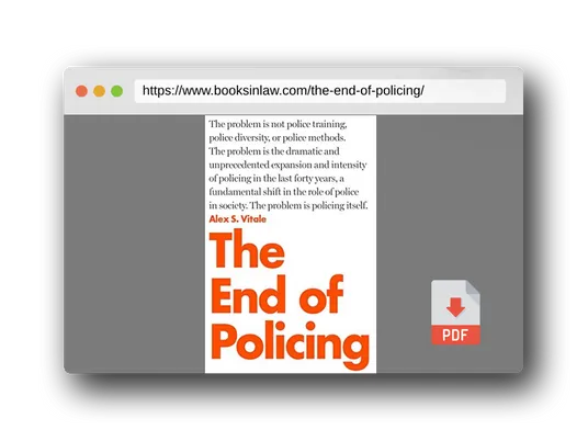 PDF Preview of the book The End of Policing