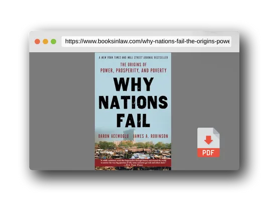 PDF Preview of the book Why Nations Fail: The Origins of Power, Prosperity, and Poverty